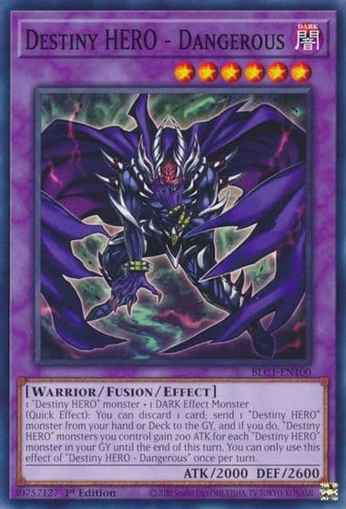 destiny hero dangerous Battles of Legend: Chapter 1 Yu-Gi-Oh! card