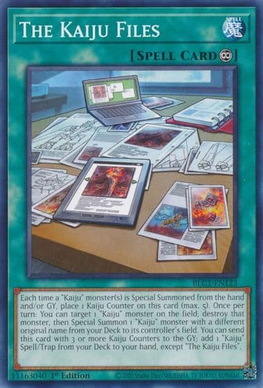 The Kaiju Files Battles of Legend: Chapter 1 Yu-Gi-Oh! card