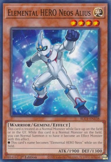 elemental hero neos alius Battles of Legend: Chapter 1 Yu-Gi-Oh! card