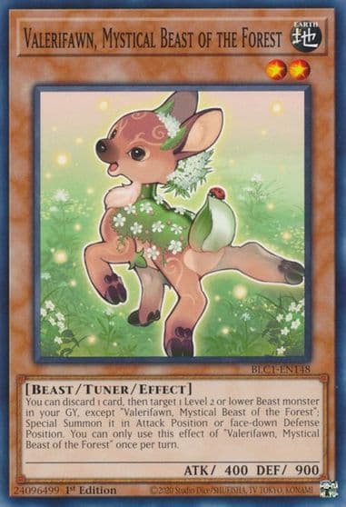 valerifawn mystical beast of the forest Battles of Legend: Chapter 1 Yu-Gi-Oh! card