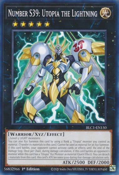 number s39 utopia the lightning Battles of Legend: Chapter 1 Yu-Gi-Oh! card
