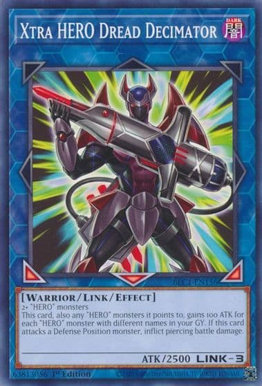 Xtra HERO Dread Decimator Battles of Legend: Chapter 1 Yu-Gi-Oh! card