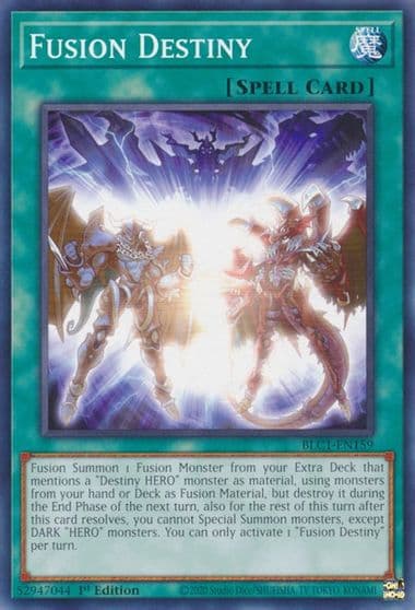 fusion destiny Battles of Legend: Chapter 1 Yu-Gi-Oh! card