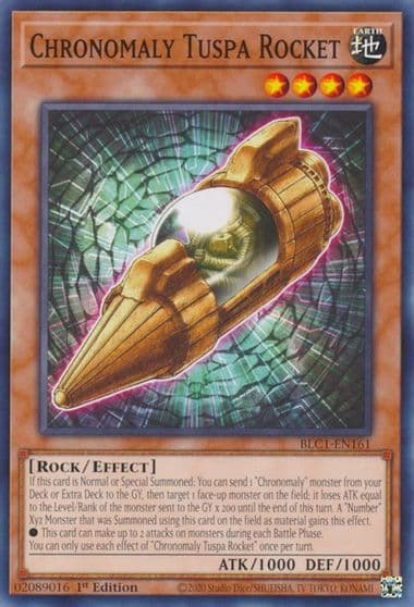 Chronomaly Tuspa Rocket Battles of Legend: Chapter 1 Yu-Gi-Oh! card