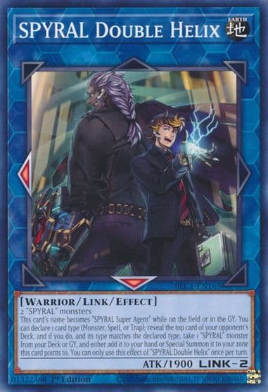 SPYRAL Double Helix Battles of Legend: Chapter 1 Yu-Gi-Oh! card