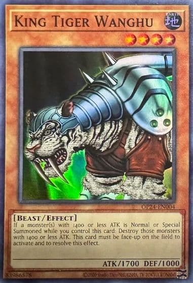 King Tiger Wanghu OTS Tournament Pack 24 Yu-Gi-Oh! card