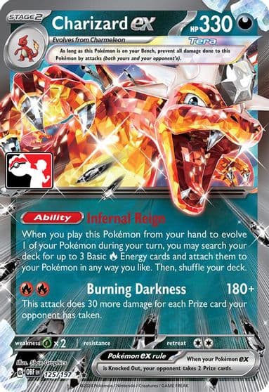 Charizard ex Prize Pack Series Cards Pokemon card