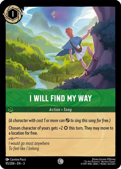 I Will Find My Way Into the Inklands Lorcana card