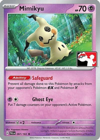 Mimikyu Prize Pack Series Cards Pokemon card