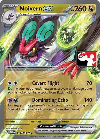 Noivern ex Prize Pack Series Cards Pokemon card