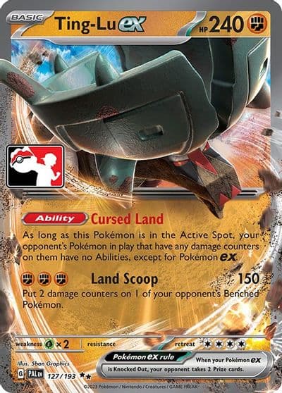 Ting-Lu ex Prize Pack Series Cards Pokemon card