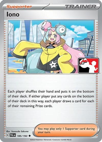 Iono Prize Pack Series Cards Pokemon card