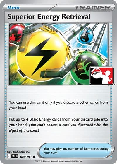 Superior Energy Retrieval Prize Pack Series Cards Pokemon card