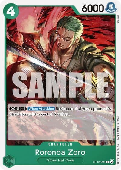 Roronoa Zoro Starter Deck 12: Zoro and Sanji One Piece card