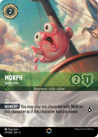 Morph Space Goo Enchanted Into the Inklands Lorcana card