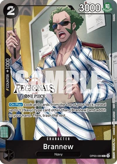 Brannew Online Regional 2024 Participant One Piece Promotion Cards One Piece card