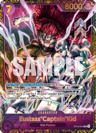 EustassCaptainKid ST10 013 One Piece Promotion Cards One Piece card