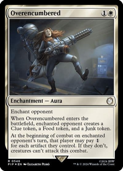 Overencumbered Surge Foil Universes Beyond: Fallout Magic card