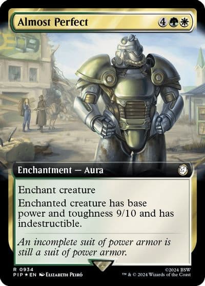 Almost Perfect Extended Art Surge Foil Universes Beyond: Fallout Magic card
