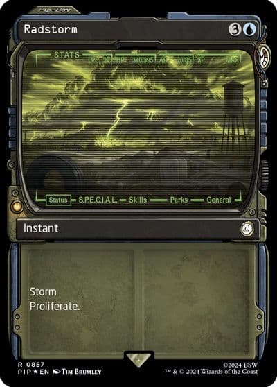 Radstorm Showcase Surge Foil Universes Beyond: Fallout Magic card