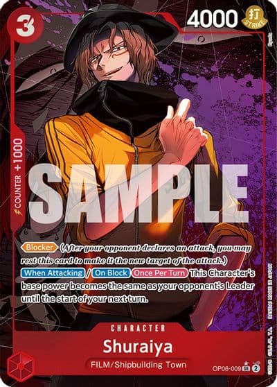 Shuraiya Alternate Art Wings of the Captain One Piece card