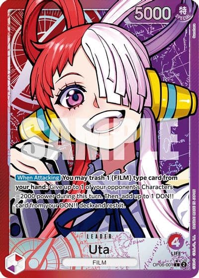 Uta Alternate Art Wings of the Captain One Piece card