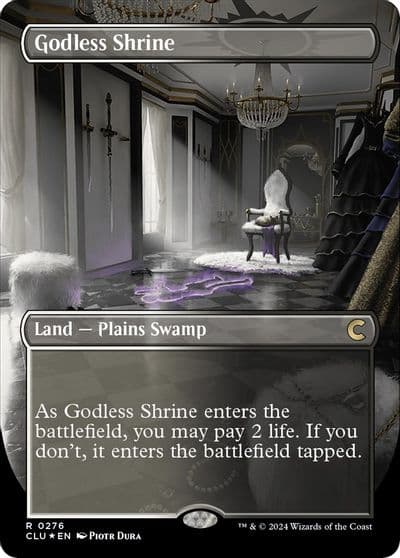 Godless Shrine Borderless Ravnica: Clue Edition Magic card