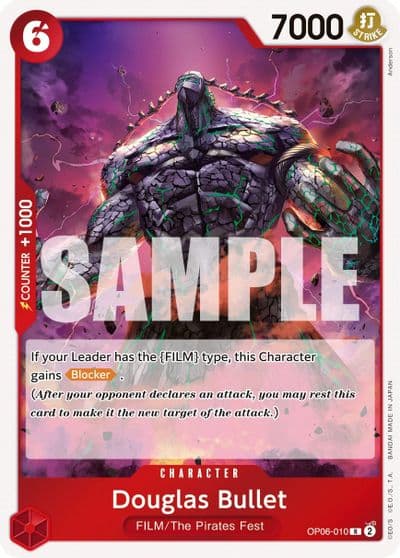 Douglas Bullet Wings of the Captain One Piece card