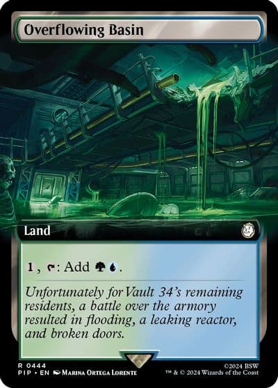 Overflowing Basin Extended Art Universes Beyond: Fallout Magic card