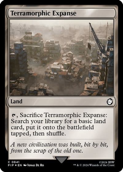 Terramorphic Expanse Surge Foil Universes Beyond: Fallout Magic card
