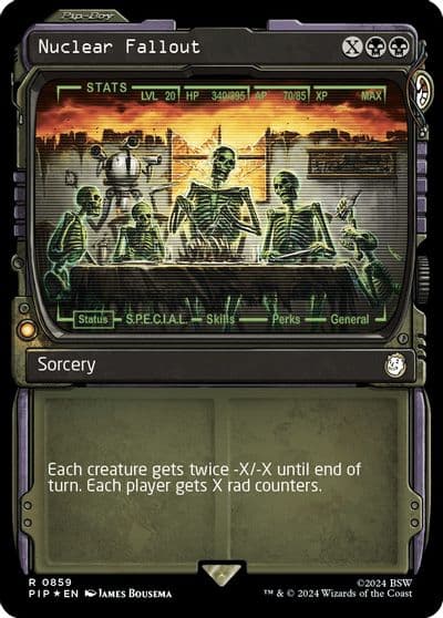 Nuclear Fallout Showcase Surge Foil Universes Beyond: Fallout Magic card