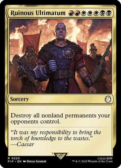Ruinous Ultimatum Universes Beyond: Fallout Magic card
