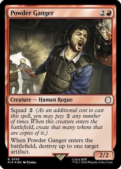 Powder Ganger Surge Foil Universes Beyond: Fallout Magic card