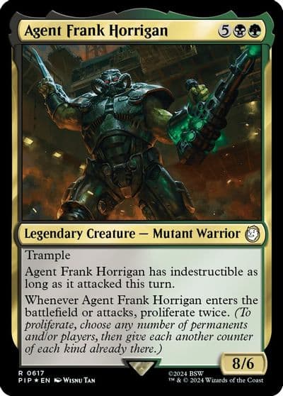 Agent Frank Horrigan Surge Foil Universes Beyond: Fallout Magic card