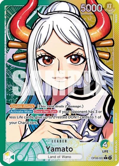 Yamato Alternate Art Wings of the Captain One Piece card