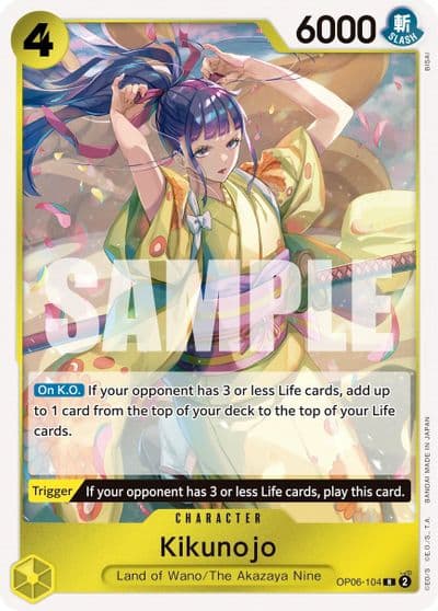 Kikunojo Wings of the Captain One Piece card