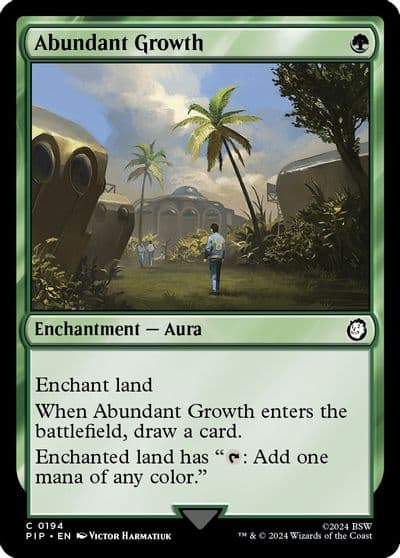 Abundant Growth Universes Beyond: Fallout Magic card