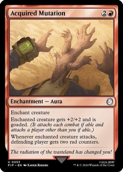 Acquired Mutation Universes Beyond: Fallout Magic card