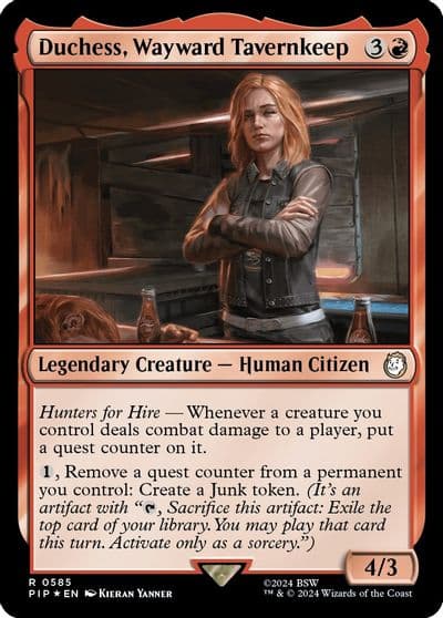 Duchess Wayward Tavernkeep Surge Foil Universes Beyond: Fallout Magic card