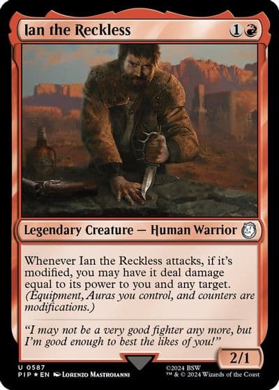 Ian the Reckless Surge Foil Universes Beyond: Fallout Magic card