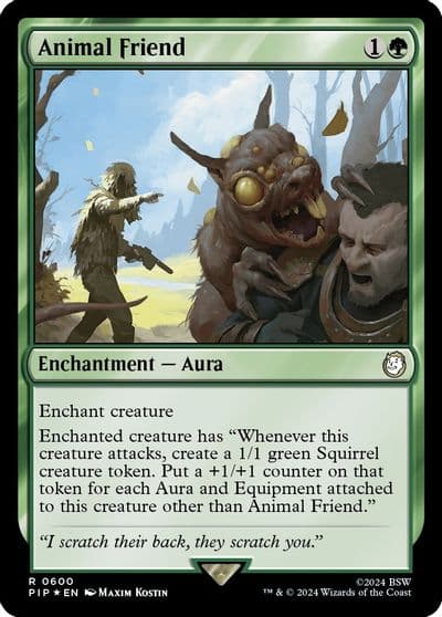 Animal Friend Surge Foil Universes Beyond: Fallout Magic card