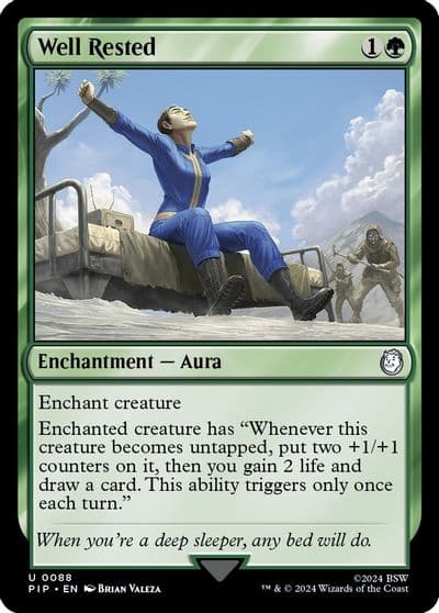 Well Rested Universes Beyond: Fallout Magic card