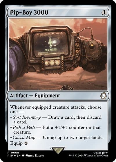 Pip Boy 3000 Surge Foil Universes Beyond: Fallout Magic card