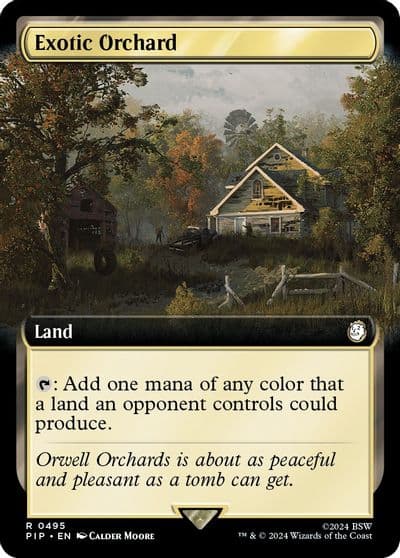 Exotic Orchard Extended Art Universes Beyond: Fallout Magic card