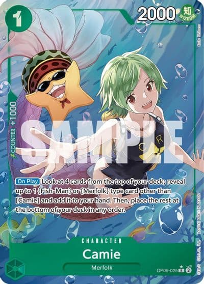 Camie Alternate Art Wings of the Captain One Piece card