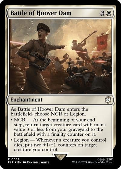 Battle of Hoover Dam Surge Foil Universes Beyond: Fallout Magic card