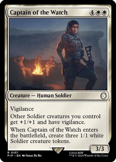 Captain of the Watch Universes Beyond: Fallout Magic card