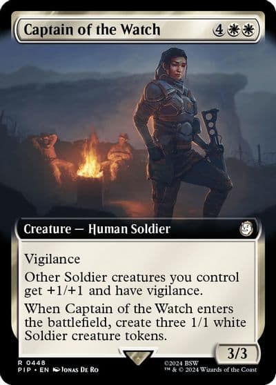 Captain of the Watch Extended Art Universes Beyond: Fallout Magic card