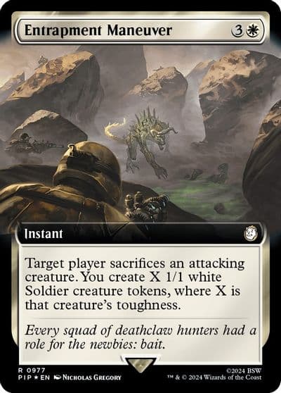 Entrapment Maneuver Extended Art Surge Foil Universes Beyond: Fallout Magic card