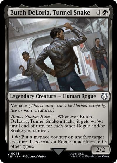 Butch DeLoria Tunnel Snake Universes Beyond: Fallout Magic card